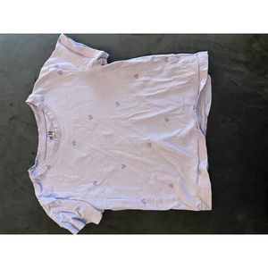 5/$10 H&M purple t-shirt 2T with hearts